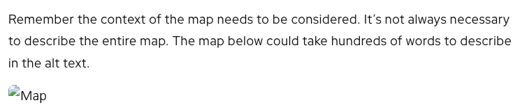 An example of poorly implemented alternative text.